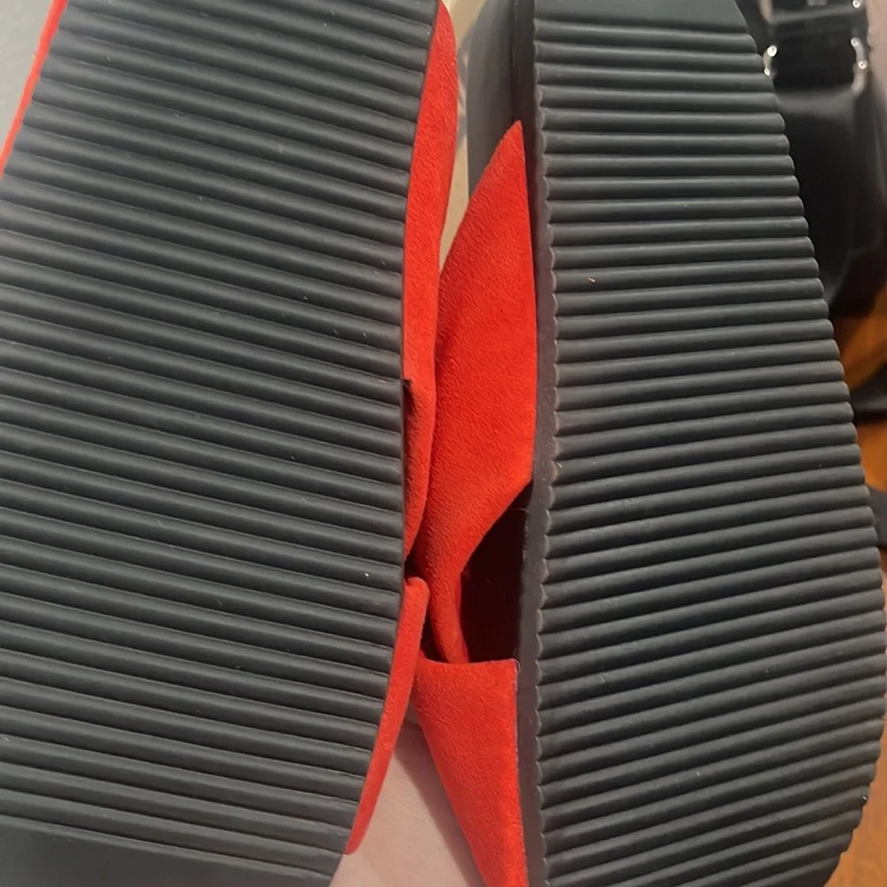 Caslon Red Women's Sandals - Picture 3 of 3